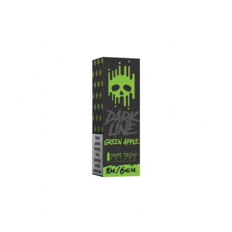 Dark Line 10ml - Green Apple 6mg.